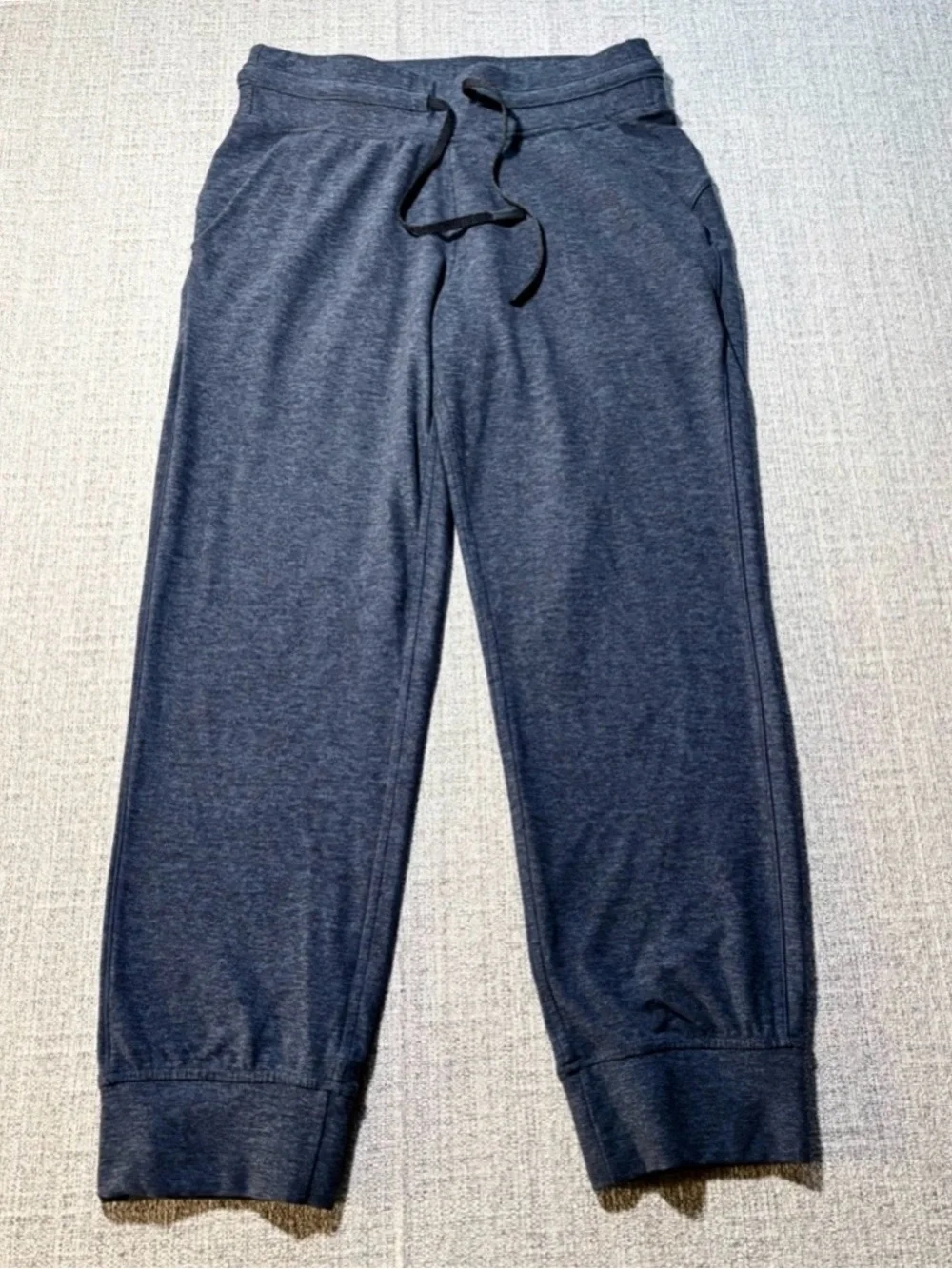 💥Lululemon Ready to Rulu Crop Joggers Heathered Navy Black Size 6💛